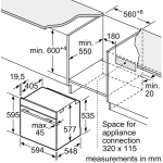 Siemens 西門子 HN978GQB1 60厘米 67公升 IQ700 嵌入式微波蒸焗爐 (高溫清潔功能 + Google Assist)